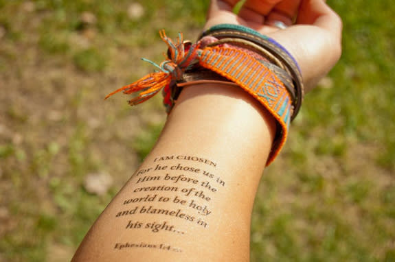 Bible Verse Tattoos and Ideas  Blufashion