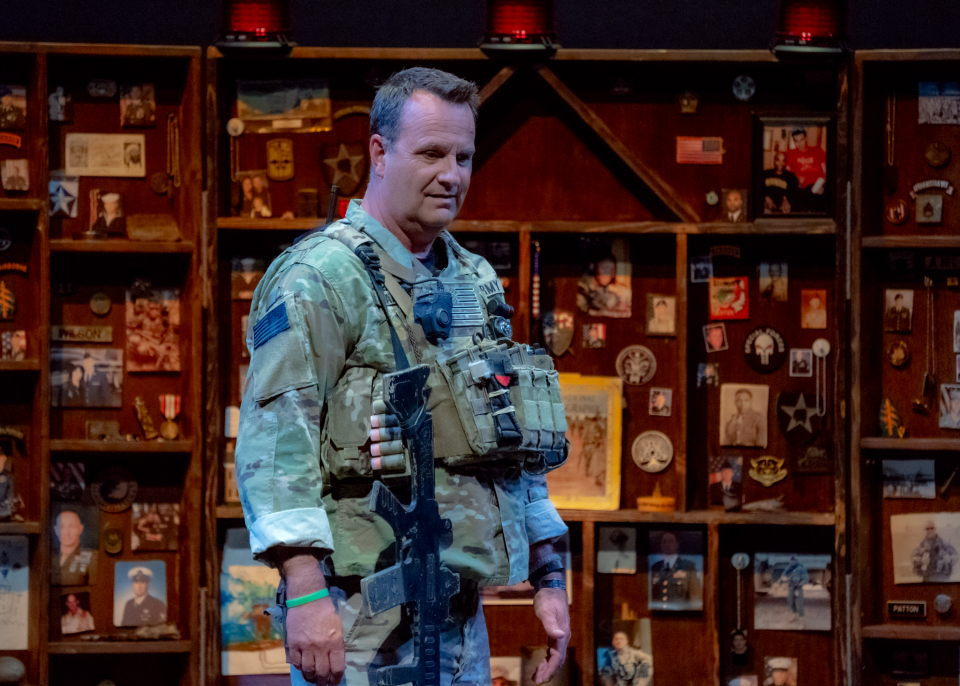 Retired U.S. Army Green Beret Lt. Col. Scott Mann is the writer of the stage play production "Last Out: Elegy of a Green Beret."