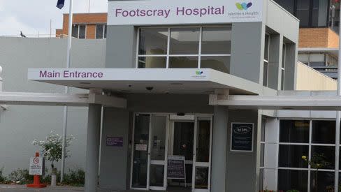 Footscray Hospital. Photo: Westernhealth