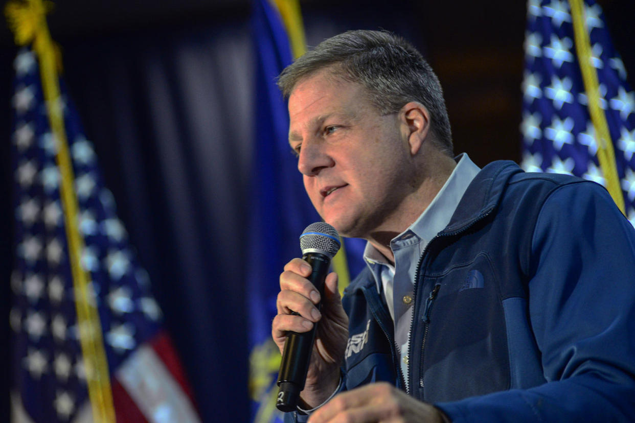 Image:  Gov. Chris Sununu  (Kristopher Radder / The Brattleboro Reformer via AP)