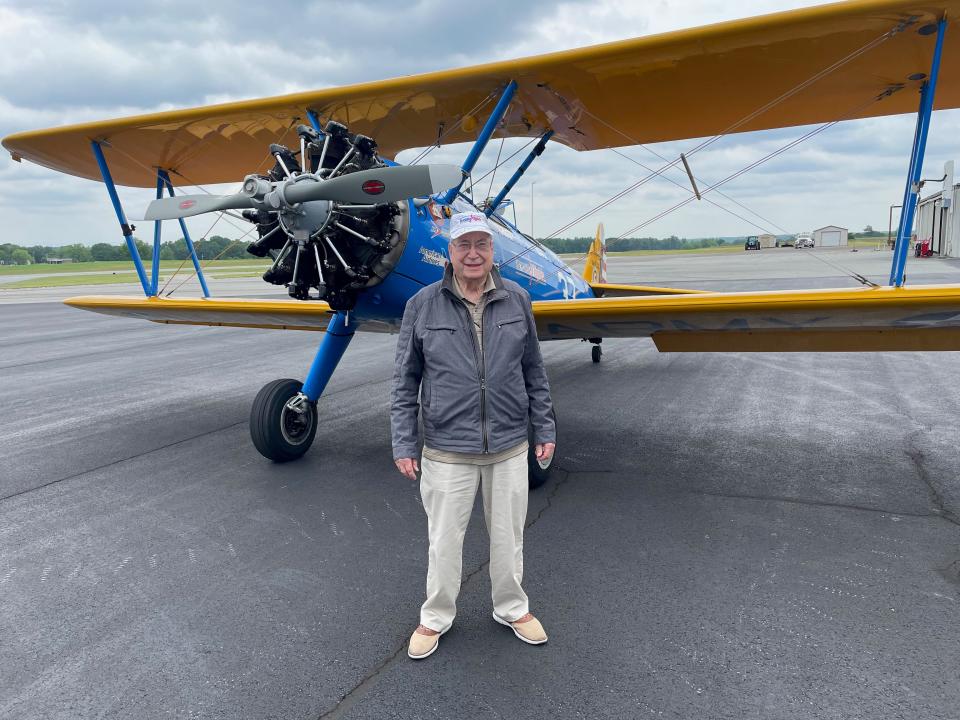 Robert Cabaniss was one of eight veterans who recently took a ride thanks to Dream Flights.