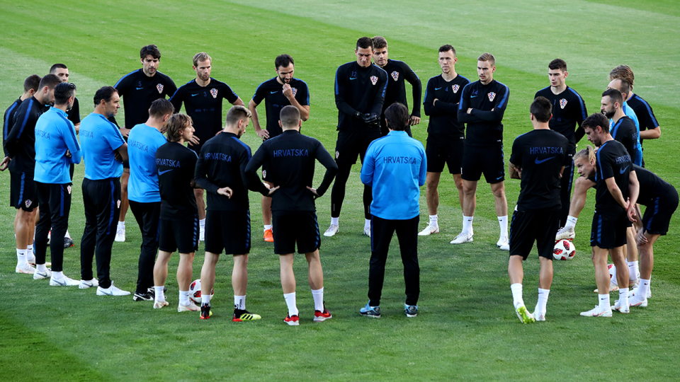 Croatia have sacked their assistant coach just days before the World Cup semi-final against England. Pic: Getty