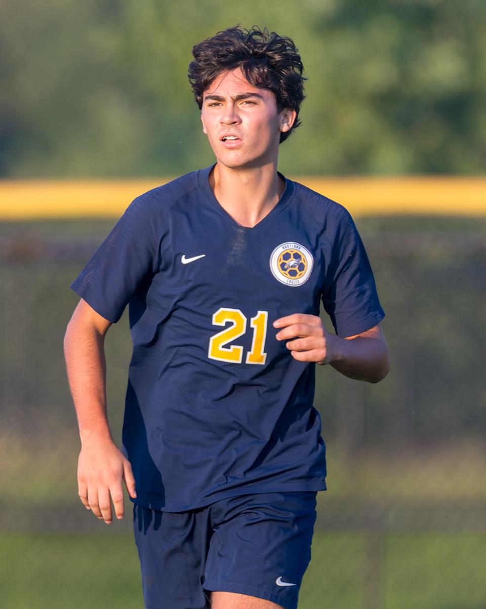 Hartland's Erik Pecaj was an all-district and second-team all-county midfielder in 2022.