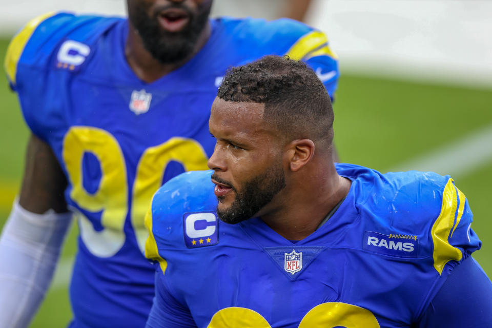 Los Angeles Rams defensive end Aaron Donald 