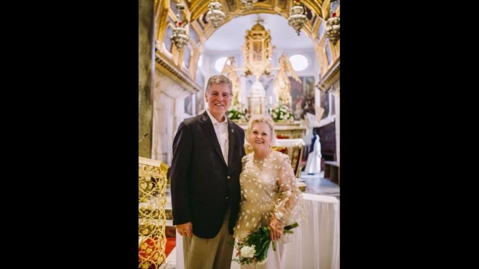 Biloxi Mayor Andrew “FoFo” Gilich and his wife, Serena Gilich, traveled to Croatia in 2018 to renew their wedding vows for their 50th wedding anniversary. This photo was taken at Diocletian’s Palace in Split, Croatia. The mayor will welcome the Croatian president to Biloxi in late September.