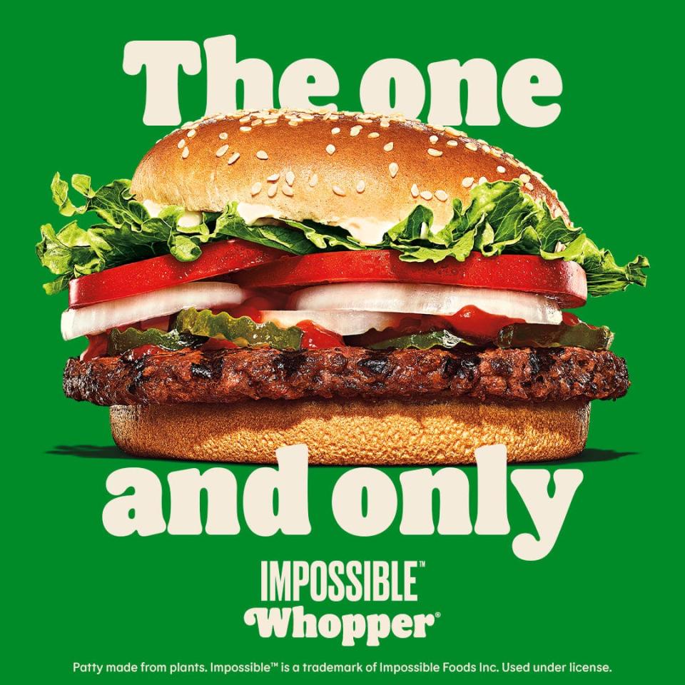 Burger King was among the first big chains to adopt the Impossible burger.