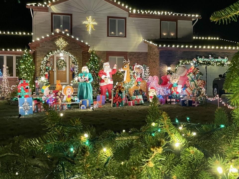 The "Lights Before Christmas" display on Bremen Circle NW in Perry Township.