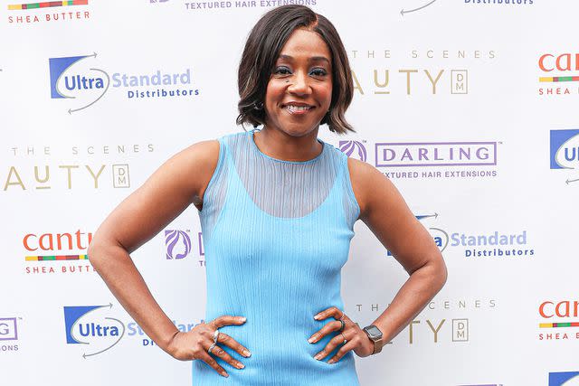 <p>Manoli Figetakis/Getty</p> Tiffany Haddish on May 5, 2024