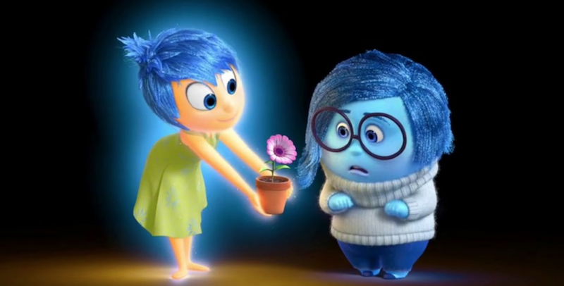 joy sadness inside out pixar