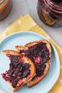 <p>It might sound a little crazy, but lime and vanilla perfectly compliment the super sweet flavour of the <a href="https://www.delish.com/uk/cooking/recipes/a32470646/blueberry-glazed-donut-muffins-recipe/" rel="nofollow noopener" target="_blank" data-ylk="slk:blueberries;elm:context_link;itc:0;sec:content-canvas" class="link ">blueberries</a>. Not a fan of lime? Try lemon or orange instead! Blueberries + citrus are flavour besties. Of course this jam is delicious on toast, especially on a slice of <a href="https://www.delish.com/uk/cooking/recipes/a31328594/how-to-make-sourdough-bread-recipe/" rel="nofollow noopener" target="_blank" data-ylk="slk:homemade sourdough;elm:context_link;itc:0;sec:content-canvas" class="link ">homemade sourdough</a>.</p><p>Get the <a href="https://www.delish.com/uk/cooking/recipes/a32943637/blueberry-jam-recipe/" rel="nofollow noopener" target="_blank" data-ylk="slk:Blueberry Jam;elm:context_link;itc:0;sec:content-canvas" class="link ">Blueberry Jam</a> recipe.</p>