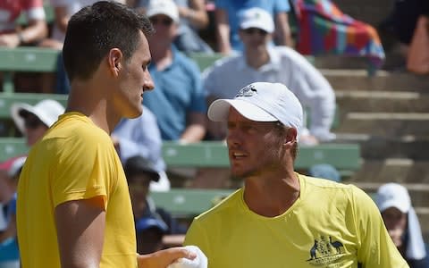 Hewitt says Tomic has fallen short of the 'cultural standards' expected of Australia's tennis players - Credit: AFP