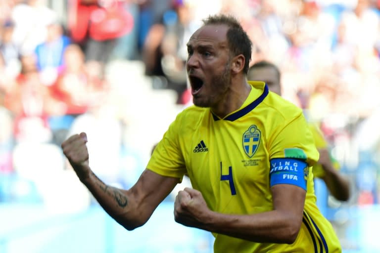 Captain Andreas Granqvist scored the crucial penalty for Sweden