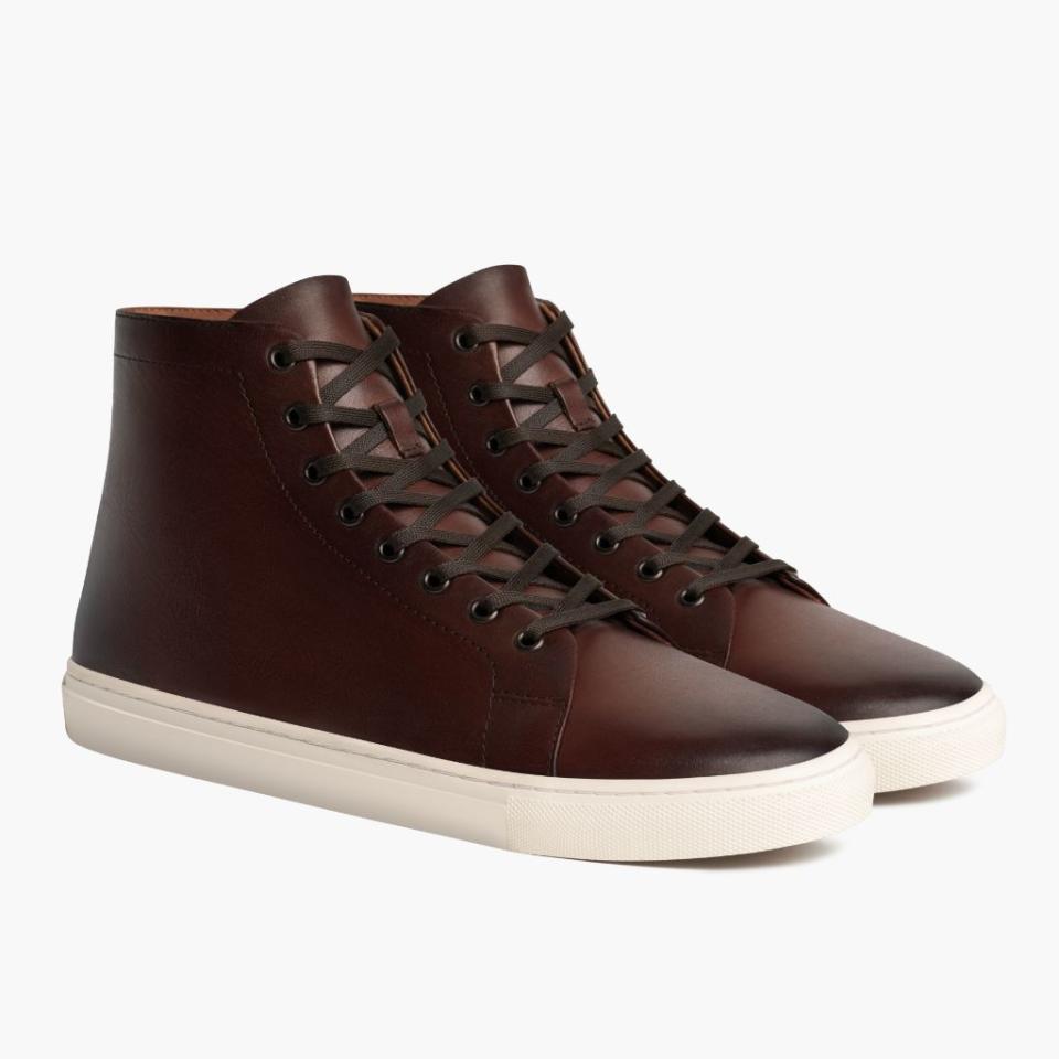 <p><a href="https://go.redirectingat.com?id=74968X1596630&url=https%3A%2F%2Fthursdayboots.com%2Fproducts%2Fmens-premier-high-top-sneaker-brown-coffee&sref=https%3A%2F%2Fwww.esquire.com%2Fstyle%2Fmens-accessories%2Fg40289575%2Fmens-dress-sneakers%2F" rel="nofollow noopener" target="_blank" data-ylk="slk:Shop Now;elm:context_link;itc:0;sec:content-canvas" class="link ">Shop Now</a></p><p>High Top</p><p>thursdayboots.com</p><p>$142.00</p>