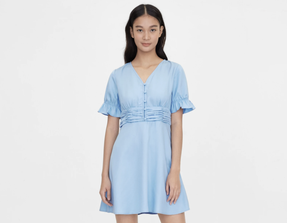 Purpose Cinched Short Sleeve Dress. (PHOTO: Pomelo)