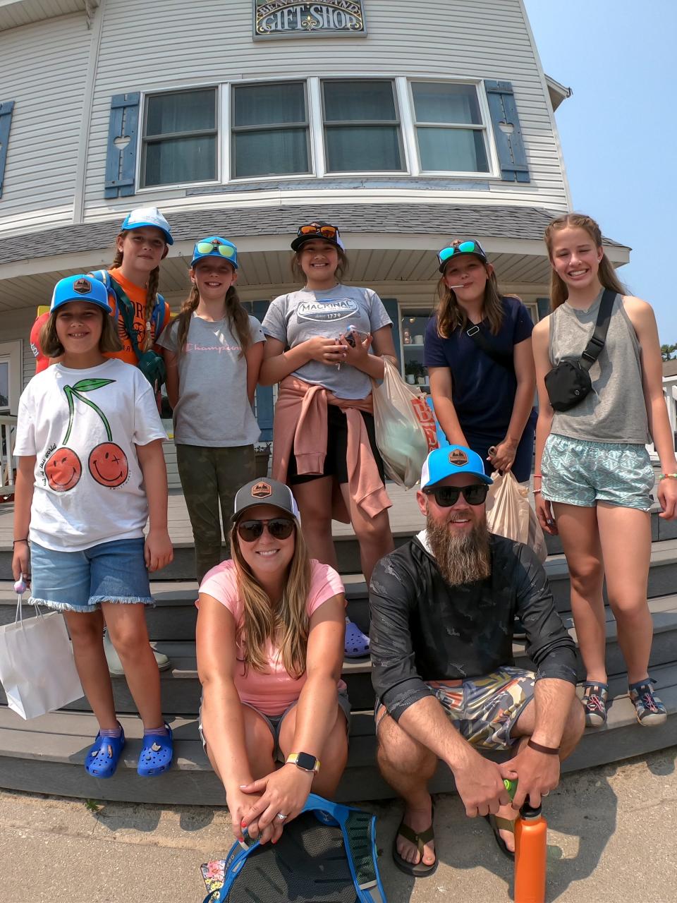 The students and faculty who went on the Harbor Springs Adventure Club trip