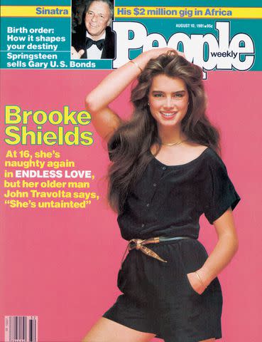 Brooke Shields on the cover of PEOPLE in 1981