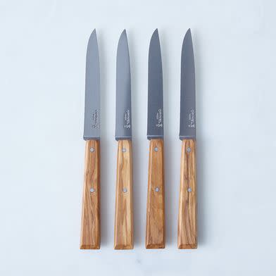 Opinel Olive Wood Table Knives (Set of 4)