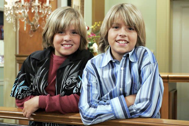 <p>It's A Laugh Productions/Walt Disney Tv/Kobal/Shutterstock</p> (L) Dylan and Cole Sprouse on 'The Suite Life Of Zack and Cody'