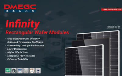 Infinite Power, Infinite Future, DMEGC Solar Named its N-type Modules Infinity