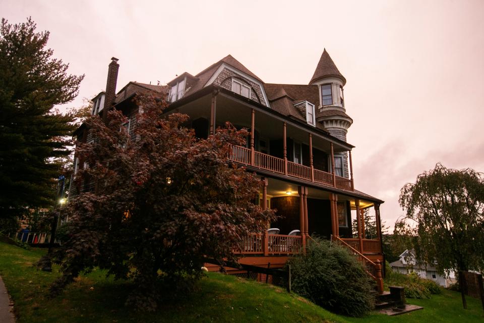 Exterior of the Strauss Mansion Museum. Members of New Jersey Paranormal Investigations visit the Strauss Mansion Museum sharing stories of unexplained paranormal incidents that have occurred at the residence.  Atlantic Highlands, NJThursday, October 13, 2022