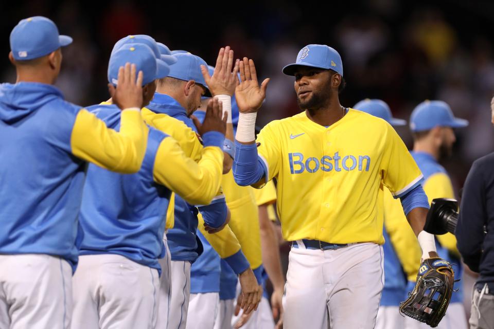 The Boston Red Sox have given plenty of high-fives to Franchy Cordero this season.