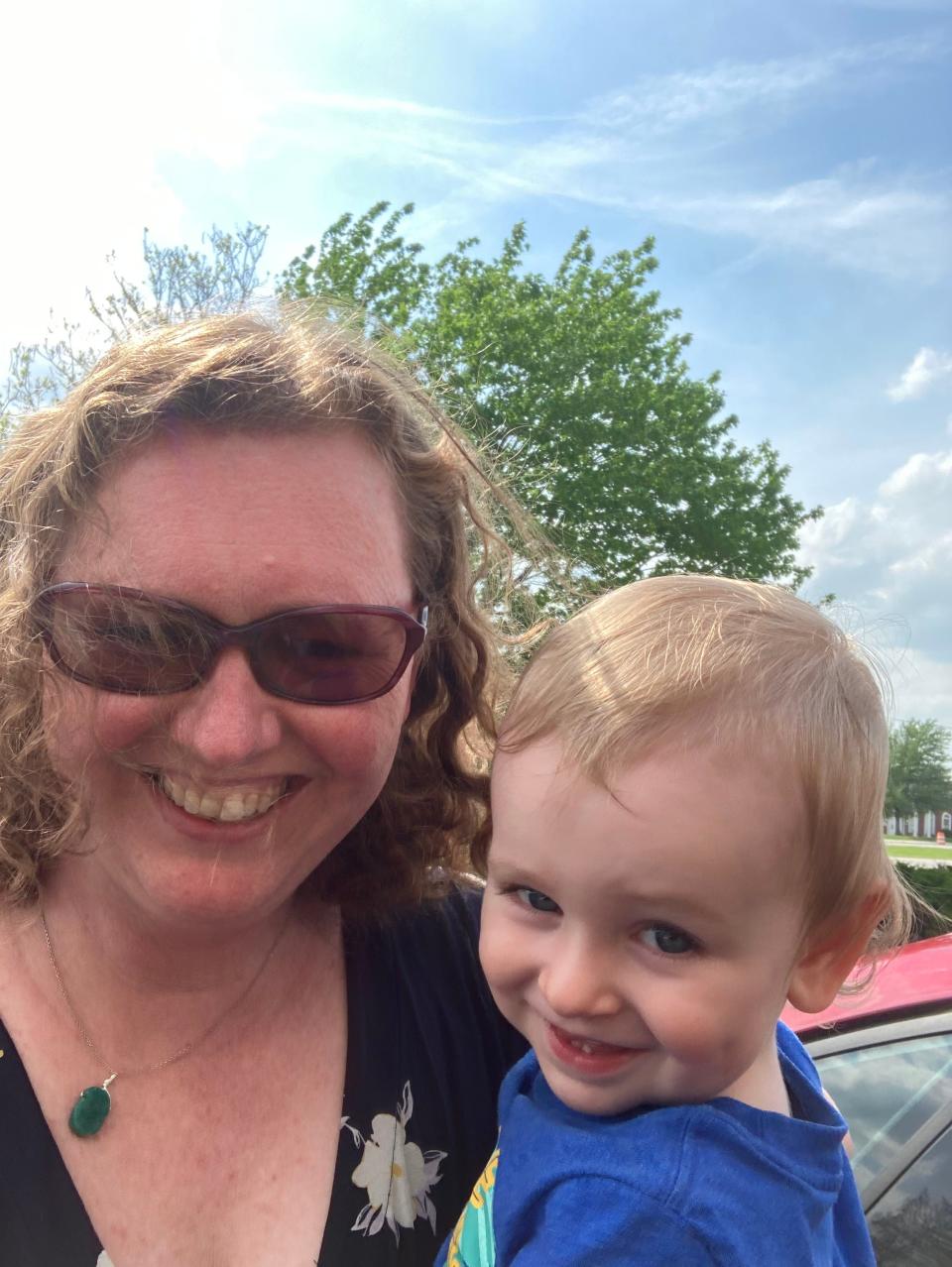 Anne Jefferson, a professor at Kent State University, has had trouble finding a COVID-19 vaccine appointment for her youngest child, Andrew Jefferson.