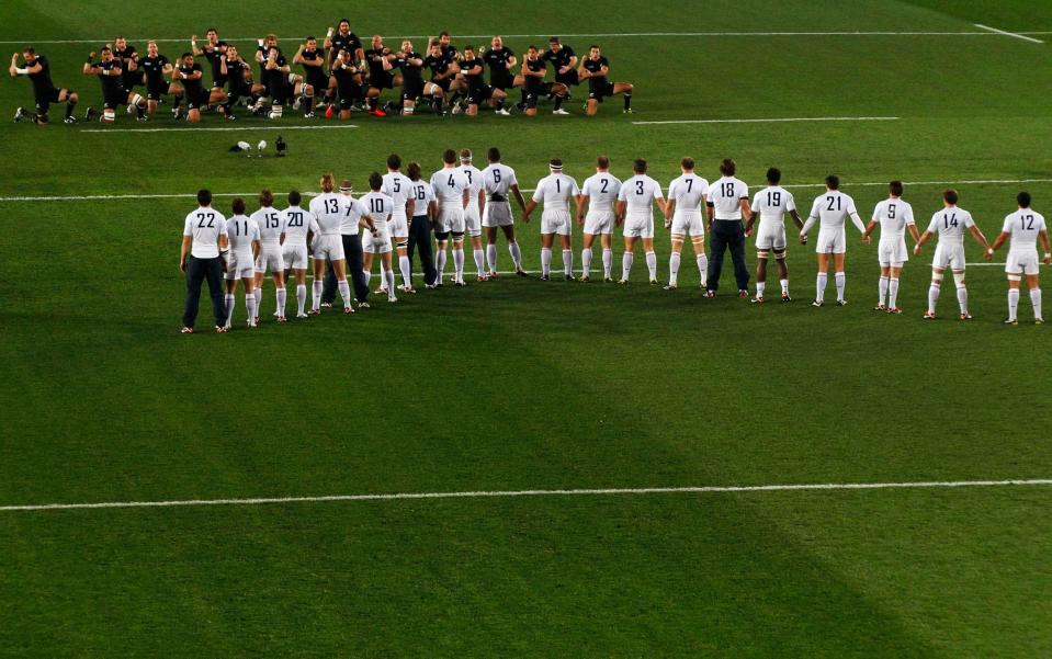 France v New Zealand 2011 haka