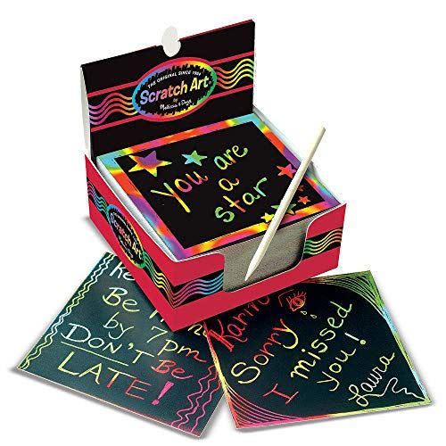 Scratch Art Box of Rainbow Mini Notes