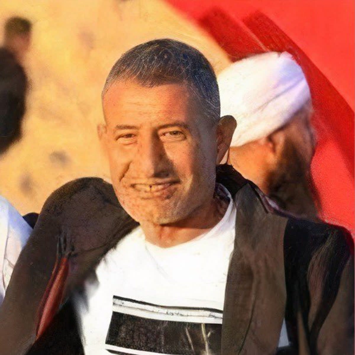 Hostage Qaid Farhan Alkadi, 52, was rescued by the IDF (IDF Handout)