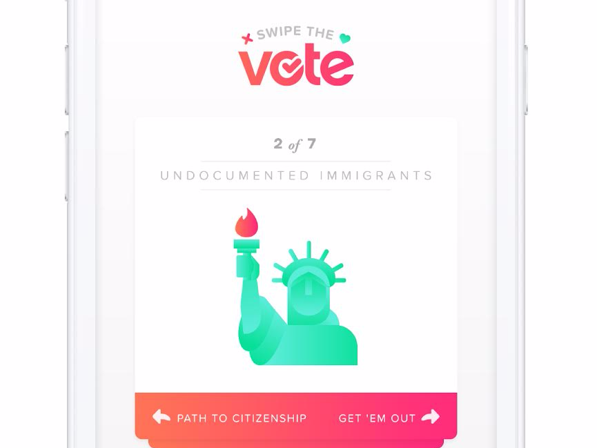 Tinder Swipe the Vote