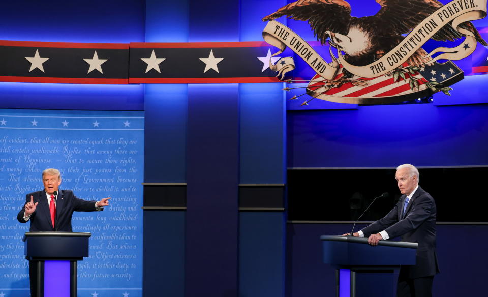 Democratic nominee Joe Biden's remark about the oil industry at the final 2020 presidential debate was scientifically sound but perhaps politically ill-timed. (Photo: Jonathan Ernst/Reuters)