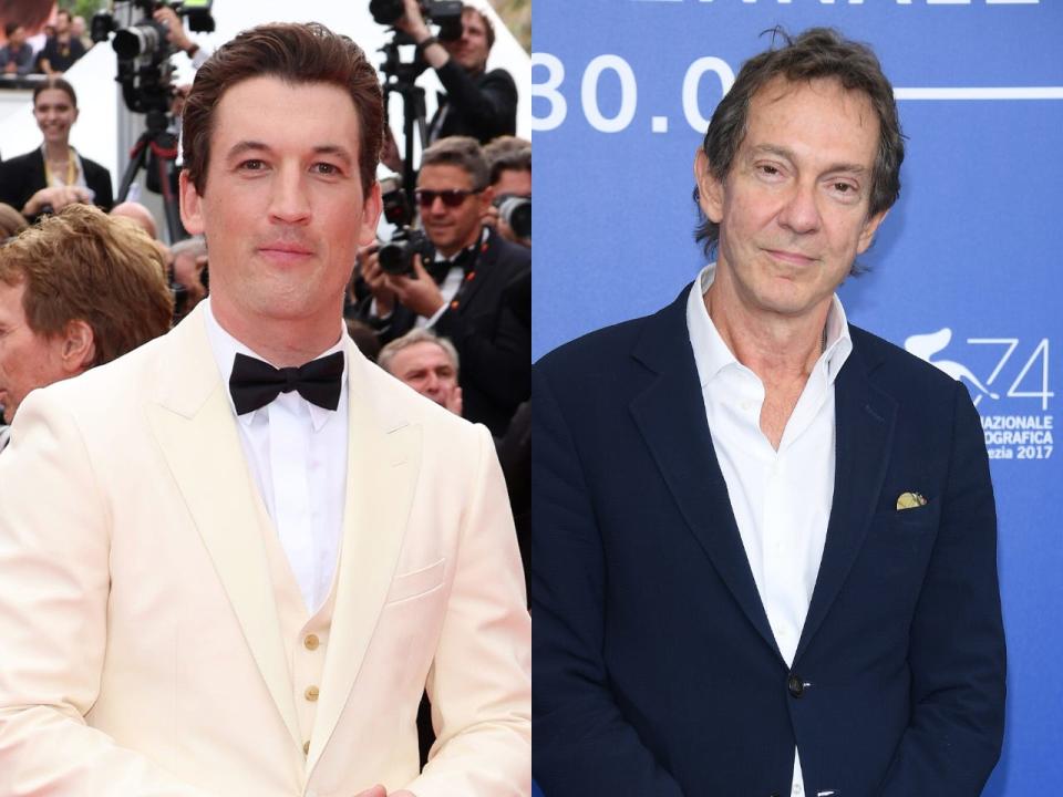 Miles Teller and John Branca.