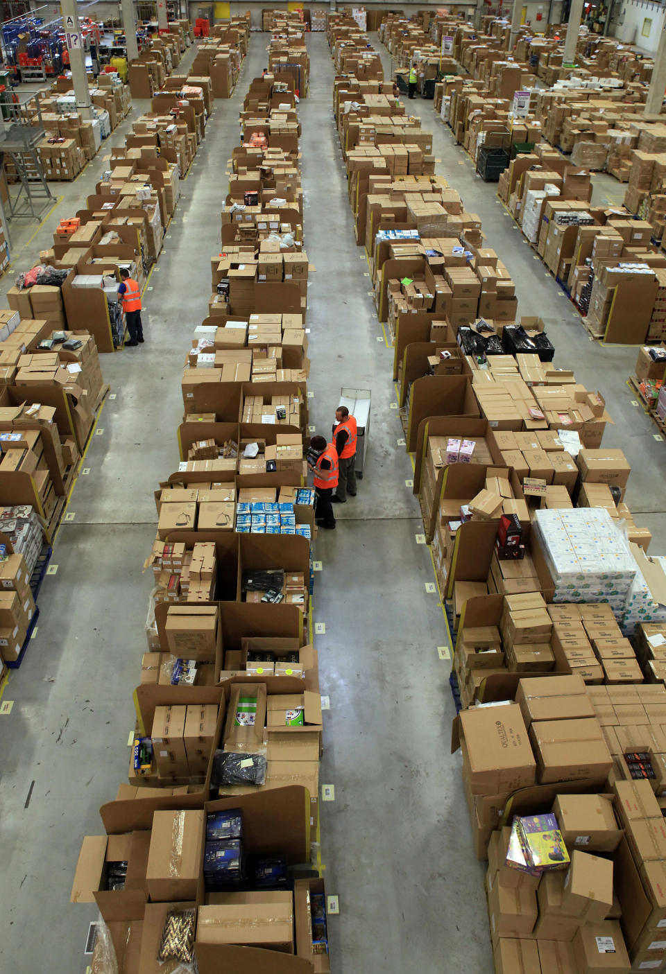 Amazon Warehouse Employees Prepare For Their Busiest Time Of Year