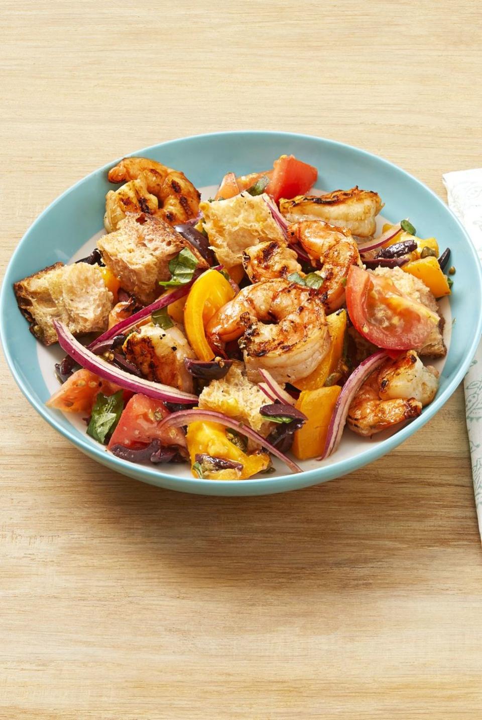 Grilled Shrimp Panzanella