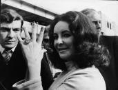 <p>How does someone propose to a woman who's been married four times? With a 39.19 carat Asscher cut diamond. Elizabeth Taylor's ring, which is known as the Krupp diamond, sparked a trend of grandiose, over-the-top engagement rings. <br></p><p><strong>RELATED: </strong><a href="https://www.goodhousekeeping.com/beauty/fashion/g1550/elizabeth-taylor-wedding-dresses/" rel="nofollow noopener" target="_blank" data-ylk="slk:A Look Back at Elizabeth Taylor's Wedding Gowns;elm:context_link;itc:0;sec:content-canvas" class="link ">A Look Back at Elizabeth Taylor's Wedding Gowns</a></p>