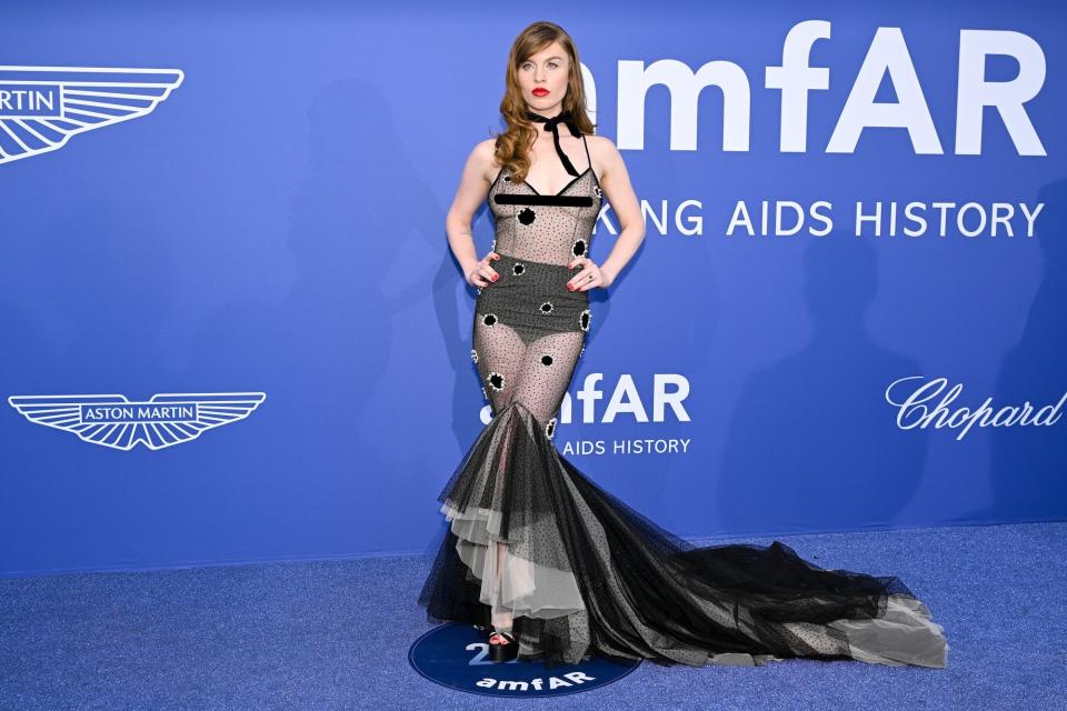 Ivy Getty attends the amfAR Gala at the 2023 Cannes Film Festival.