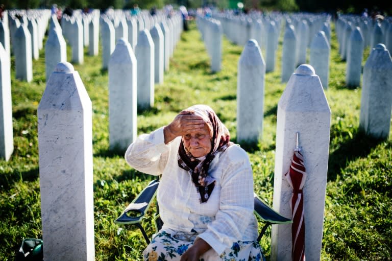 Almost 8,000 Muslim men and boys were slaughtered after the eastern Bosnian enclave was overrun by Bosnian Serb forces in July 1995