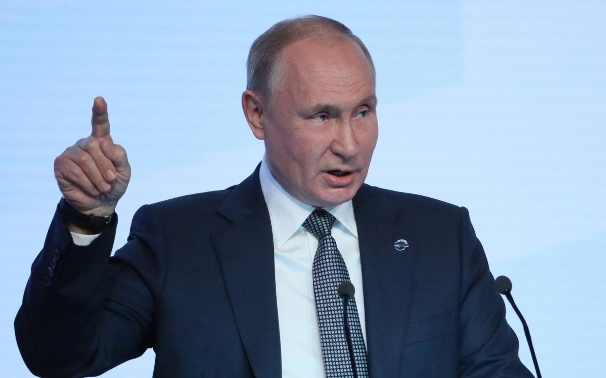 Putin rails against cancel culture and transgender rights as he promises to protect Russia from Western liberalism - Dmitry Feoktistov /TASS