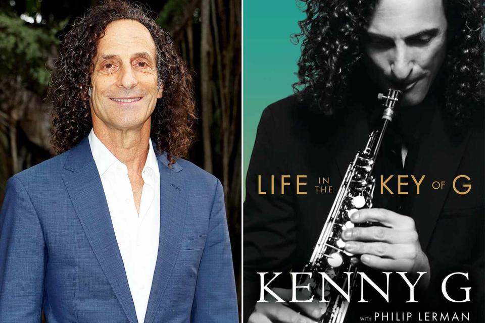 <p>John Parra/Getty Images for The Sarasota Film Festival; Blackstone</p> Kenny G and the cover of 