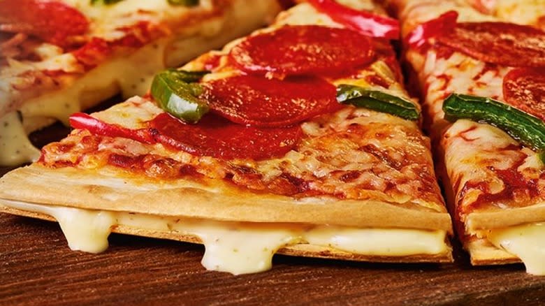 Domino's Double Decadence pizza crust