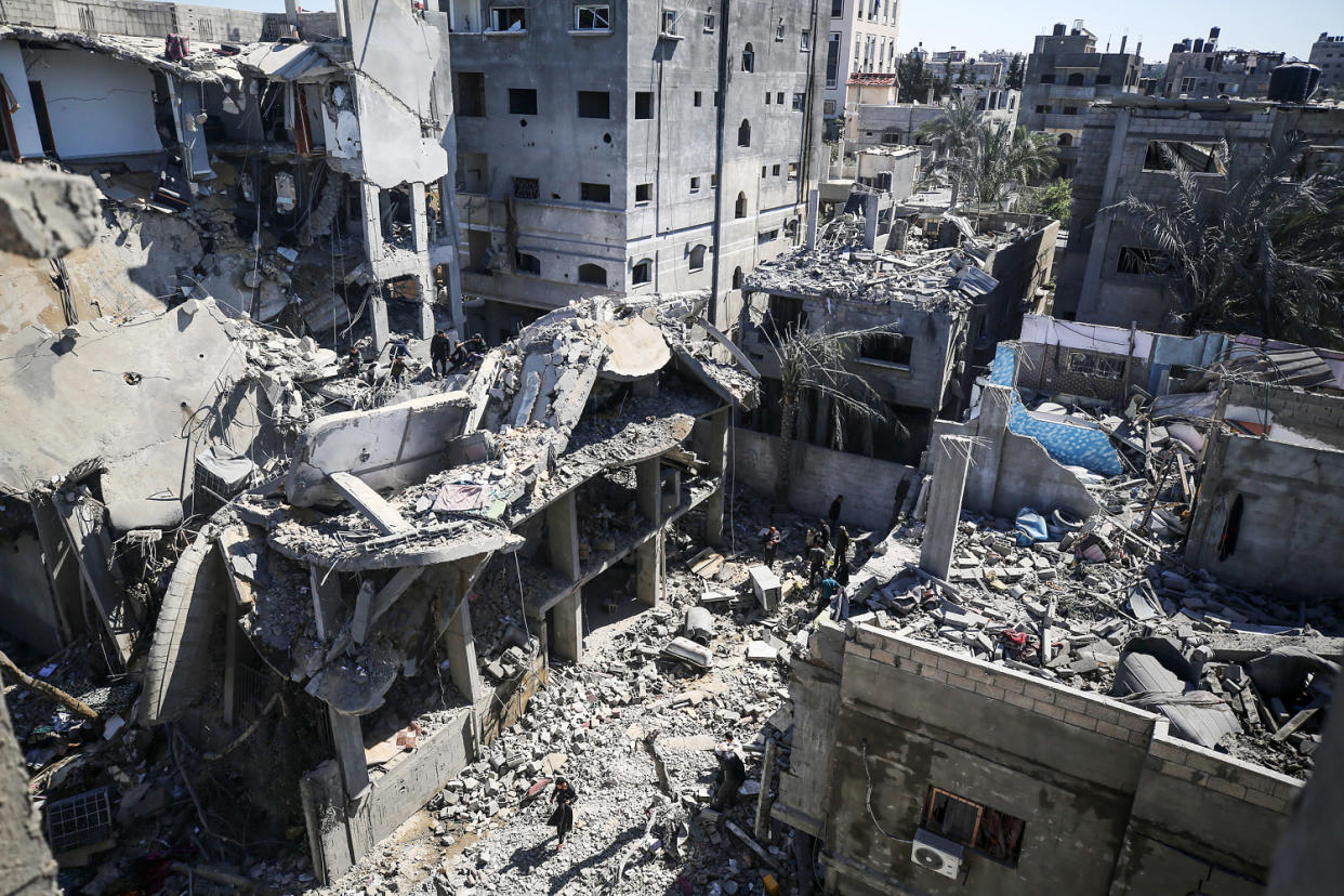 Aftermath Of Israeli Airstrike In Gaza, Palestine (Majdi Fathi / NorPhoto via Reuters Connect)