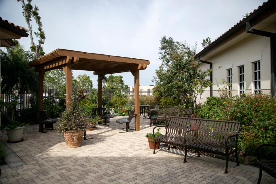 The butterfly garden at the Cape Coral Public Library is one of the many projects sponsored by the Friends of the Cape Coral Library.