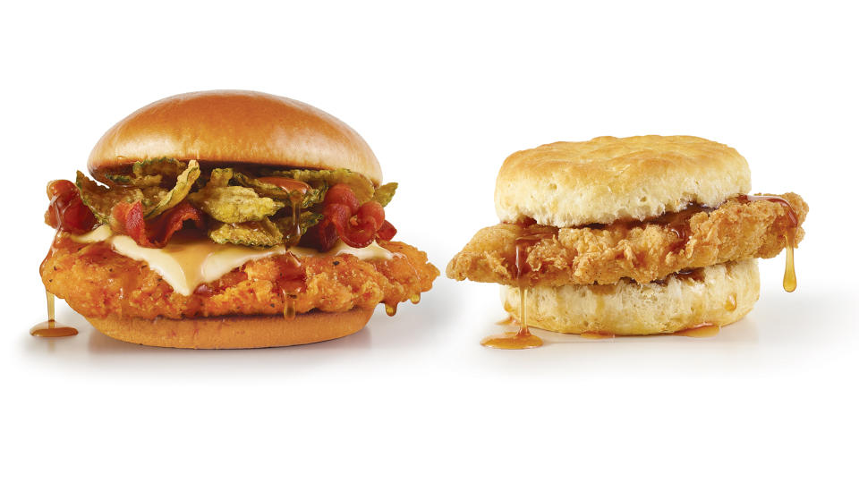 Wendy’s Heats Up Menu with Hot Honey Chicken Biscuit Breakfast Sandwich and New Made to Crave Hot Honey Chicken Sandwich Offering (Courtesy: Wendy's)