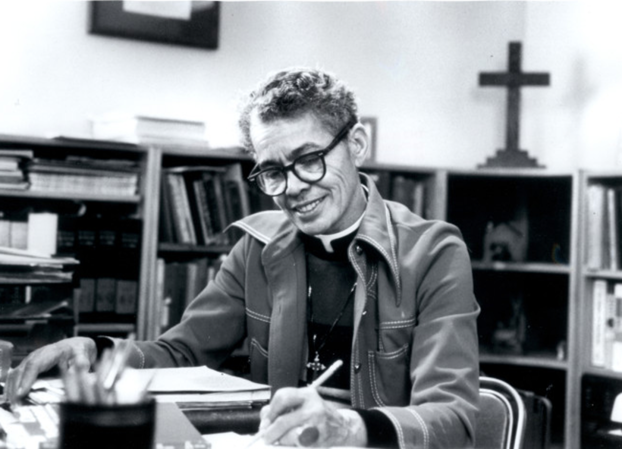 <span class="caption">Pauli Murray: priest, activist, lawyer and more.</span> <span class="attribution"><a class="link " href="https://commons.wikimedia.org/wiki/File:UNCPauliMurray.png" rel="nofollow noopener" target="_blank" data-ylk="slk:Carolina Digital Library and Archives/Wikimedia Commons;elm:context_link;itc:0;sec:content-canvas">Carolina Digital Library and Archives/Wikimedia Commons</a>, <a class="link " href="http://creativecommons.org/licenses/by-sa/4.0/" rel="nofollow noopener" target="_blank" data-ylk="slk:CC BY-SA;elm:context_link;itc:0;sec:content-canvas">CC BY-SA</a></span>