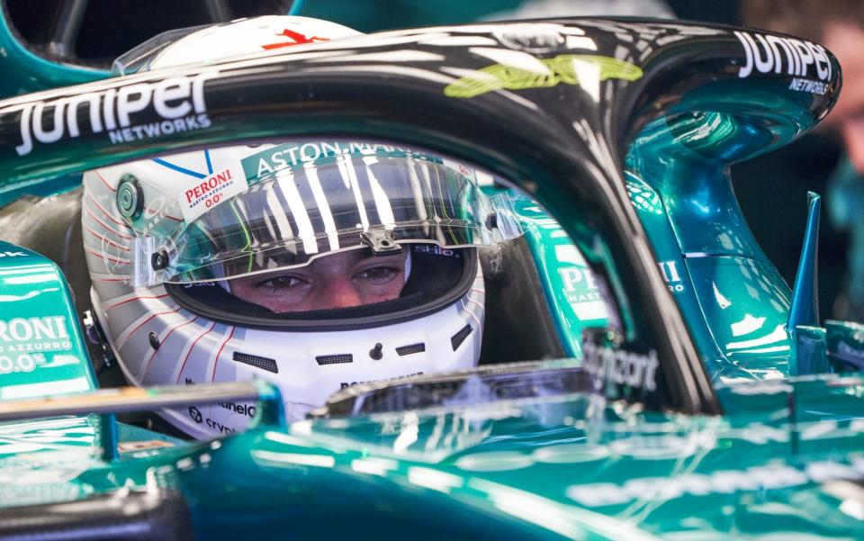 Canadian Formula One driver Lance Stroll of Aston Martin in his car for the third practice session to the Canada Formula One Grand Prix at the Gilles Villeneuve circuit in Montreal, Canada, 18 June 2022. The Formula One Grand Prix of Montreal will take place on 19 June 2022. Formula One Grand Prix of Montreal, Canada - 18 Jun 2022 - Andre Pichette/Shutterstock