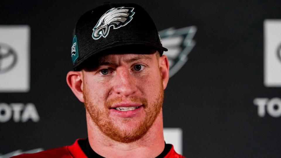 Carson Wentz of the Philadelphia Eagles