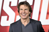 Tom Cruise attends the premiere of "Mission: Impossible - Dead Reckoning Part One" at Jazz at Lincoln Center's Frederick P. Rose Hall on Monday, July 10, 2023, in New York. (Photo by Evan Agostini/Invision/AP)