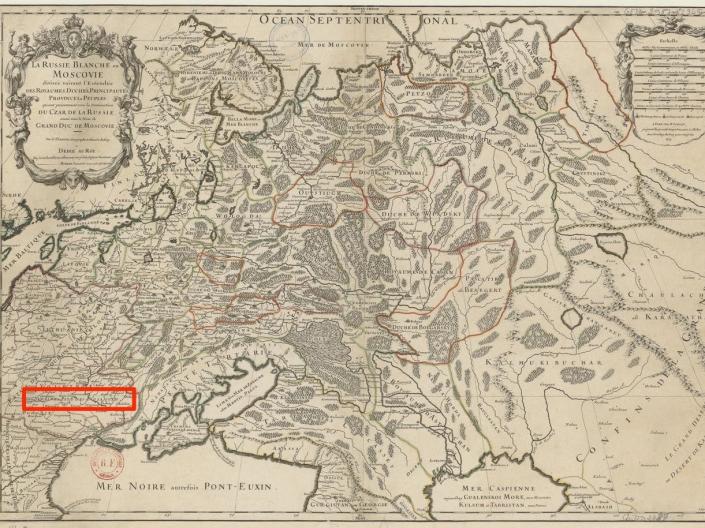 17th century map