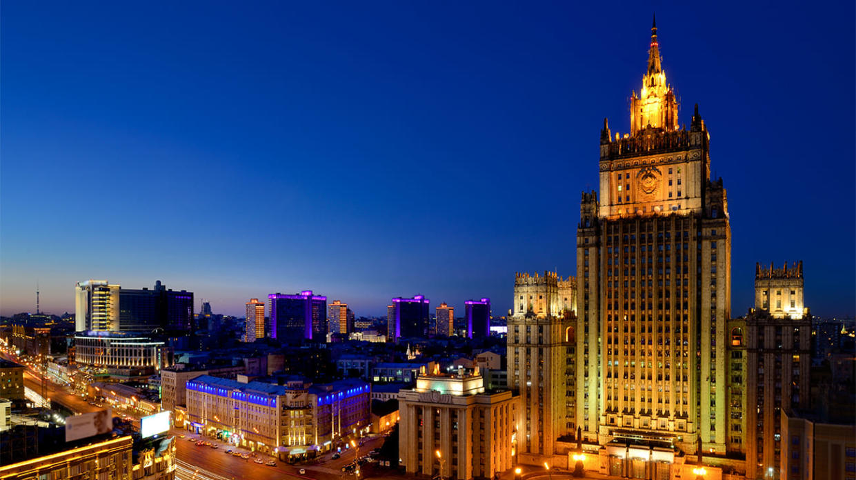 Ministry of Foreign Affairs Building in Moscow. Stock photo: Getty Images