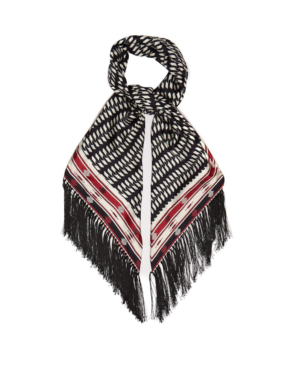 Gabriela Hearst silk twill scarf (£810)